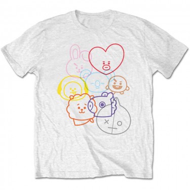 BT21 Unisex T-Shirt: Faces