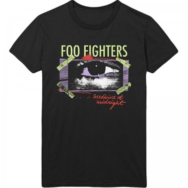 Foo Fighters Unisex T-Shirt: Medicine At Midnight Taped - Black