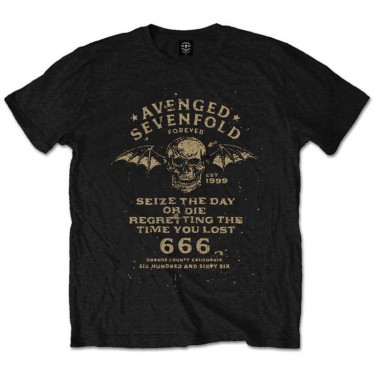 Avenged Sevenfold Unisex T-Shirt: Seize the Day (Medium)
