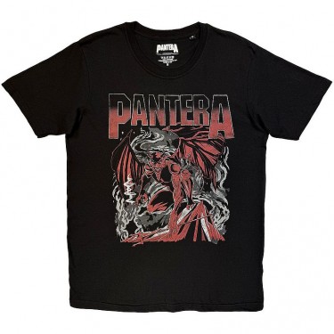 Pantera Unisex T-Shirt: Devil (Black) (Medium)