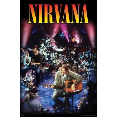 plakát 1074 - Nirvana - Unplugged - 61 x 91,5 cm