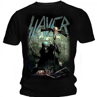 Slayer Unisex T-Shirt: Soldier Cross - Black