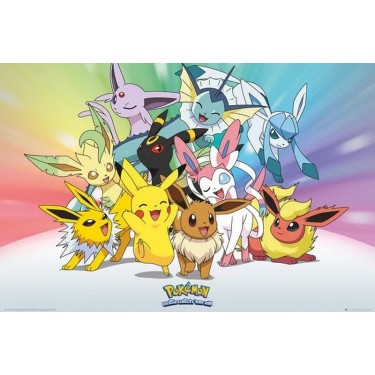 plakát 574 - Pokemon - Eevee - 61 X 91,5 CM