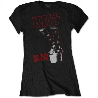KISS Ladies T-Shirt: Do You Love Me (Small)