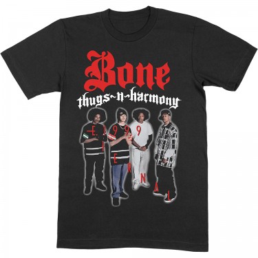 Bone Thugs-n-Harmony Unisex Tee: E. 1999 - Black