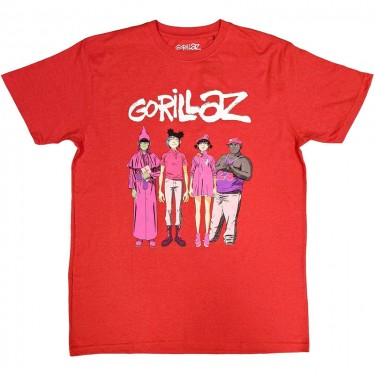 Gorillaz Unisex T-Shirt: Cracker Island Standing Group (Small)