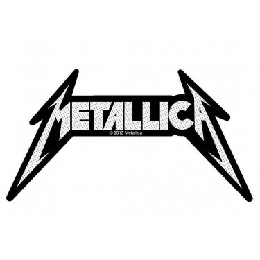 Metallica Standard Patch: Shaped Logo