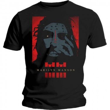 Marilyn Manson Unisex Tee: Rebel (Medium) - T-shirt (Medium)