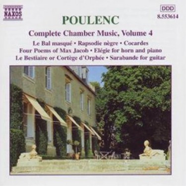 POULENC FRANCIS - COMPLETE CHAMBER MUSIC VOL. 4