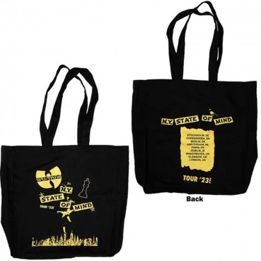 Wu-Tang Clan Cotton Tote Bag: Tour '23 Ny State Of Mind (Ex-Tour)