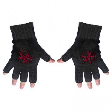 Death Unisex Fingerless Gloves: Logo