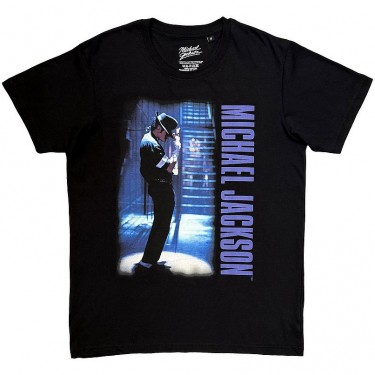 Michael Jackson Unisex T-Shirt: Black Or White Panther Dance (Black) (2X-Large)
