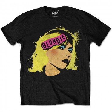 Blondie Punk Logo Mens Black - T-shirt (Medium)
