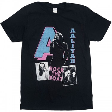 Aaliyah Unisex T-Shirt: Rock The Boat (Large)