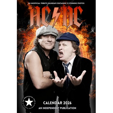 AC/DC - KALENDÁŘ 2026 A3
