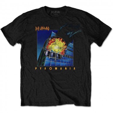 Def Leppard Unisex T-Shirt: Pyromania (Large)