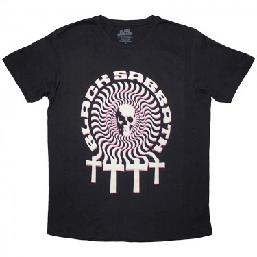 Black Sabbath Unisex T-Shirt: Hypnotic Skull (X-Large)