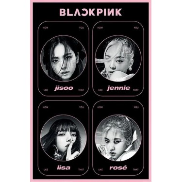 plakát 130 - Black Pink - How You Like That - 61 X 91,5 CM