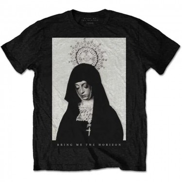 Bring Me The Horizon Unisex T-Shirt: Nun (Black) (Small)