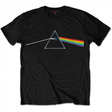 Pink Floyd Unisex T-Shirt: Dark Side of the Moon Album - Black