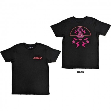 Gorillaz Unisex T-Shirt: Cult of Gorillaz (Back Print) (Small)