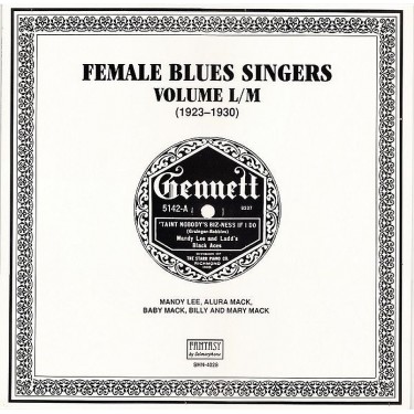 FEMALE BLUES SINGER - VOL. L/M (1923 - 1930)