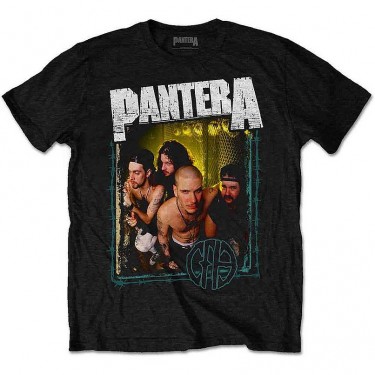 Pantera Unisex T-Shirt: Barbed (Black) (Large)