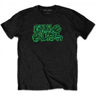 Billie Eilish Unisex T-Shirt: Neon Logo (Medium)