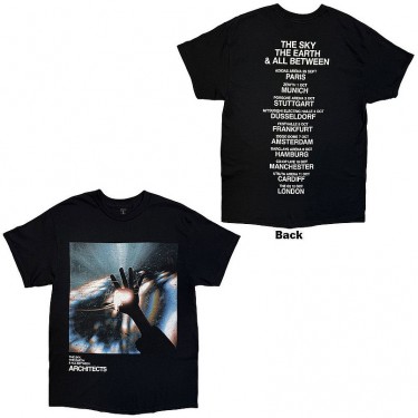 Architects Unisex T-Shirt: TSTE & AB EU Tour October 25 (Black) (Back Print) (Medium) (Ex-Tour)