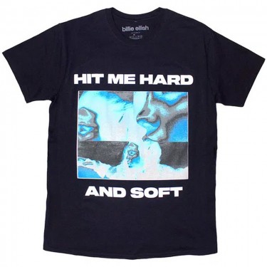 Billie Eilish Unisex T-Shirt: Hit Me Hard And Soft Negative (X-Large)