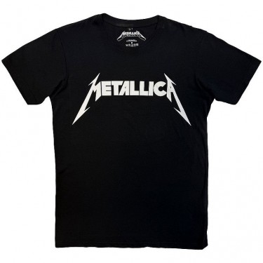 Metallica Unisex Carbon T-Shirt: Logo (Black) (X-Large)