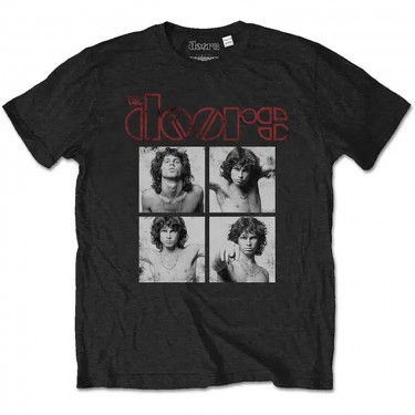 The Doors Unisex T-Shirt: Boxes (Black) (XX-Large)