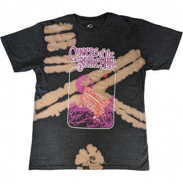 Queens Of The Stone Age Unisex T-Shirt: Planet Frame (Wash Collection) (Medium)