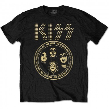 KISS Unisex T-Shirt: Band Circle (X-Large)
