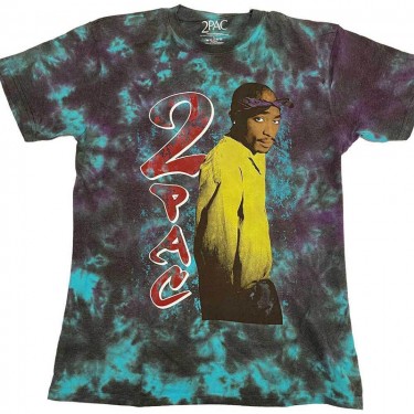 Tupac Unisex T-Shirt: Vintage Tupac (Wash Collection) (Large)
