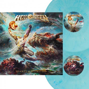 HELLOWEEN - GIANTS & MONSTERS (BLUE COLOURED)