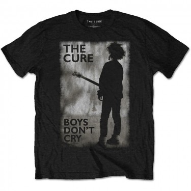 The Cure Unisex T-Shirt: Boys Don't Cry Black & White (Small)