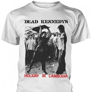 DEAD KENNEDYS - HOLIDAY/WHITE - T-SHIRT (SMALL)