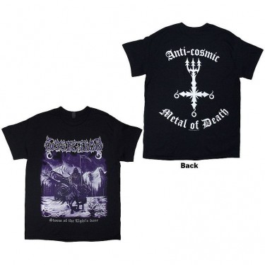 Dissection Unisex T-Shirt: Storm Of The Light's Bane (Black) (Back Print) (X-Large)