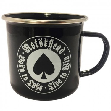 MOTORHEAD - 450 ML - PLECHOVÝ SMALTOVANÝ HRNEK 450 ML