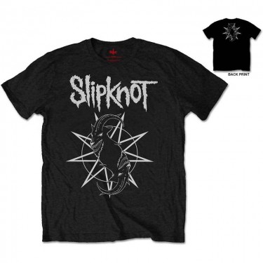 Slipknot - Goat Star Logo (Back Print) - T-shirt (Small)