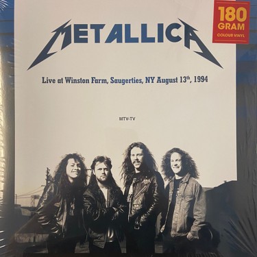 METALLICA - LIVE AT WINSTON FARM SAUGERTIES NY AUGUST 13 1994 (ORANGE VINYL)