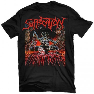 SUFFOCATION - HUMAN WASTE - T-SHIRT (LARGE)