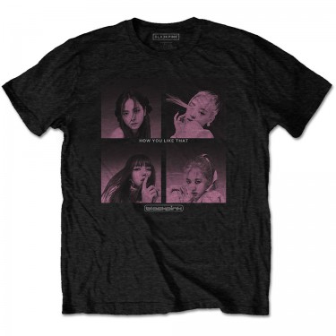 BlackPink Unisex T-Shirt: How You Like That - Black - (Medium)