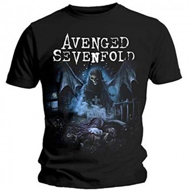 Avenged Sevenfold Unisex T-Shirt: Recurring Nightmare (Black) (XX-Large)