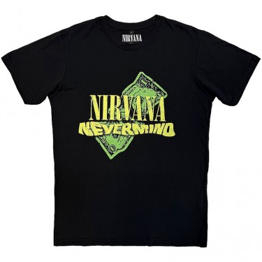 Nirvana Unisex Carbon T-Shirt: Nevermind Dollar (Black) (Medium) Nirvana Unisex Carbon T-Shirt: Nevermind Dollar (Black) (Medium)