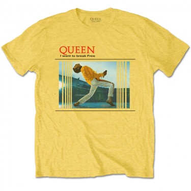Queen Unisex T-Shirt: Break Free (Large)
