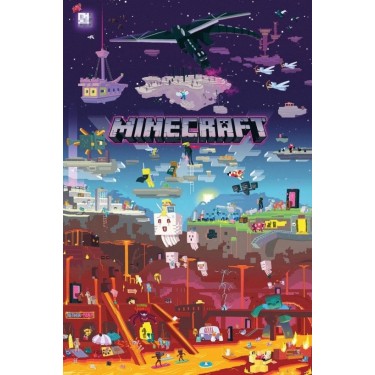 plakát 818 - Minecraft - World Beyond - 61 X 91,5 CM