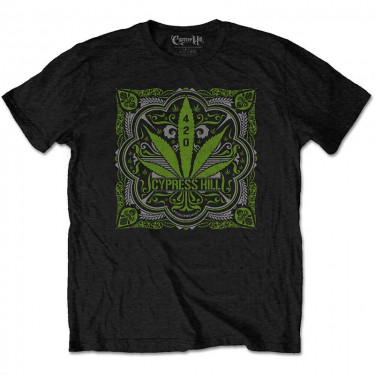 Cypress Hill Unisex T-Shirt: 420 Leaf (X-Large)