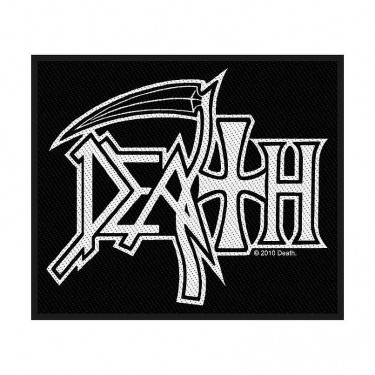 Death Woven Patch: Logo (Standard)